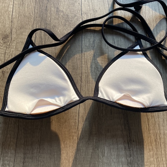 Aqua color bikini top XS pristine - Picture 2 of 2